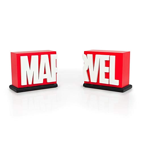 MARVEL Logo Bookends Statue