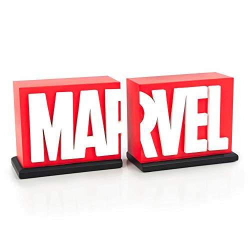 MARVEL Logo Bookends Statue