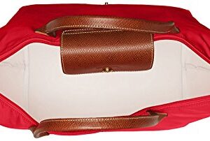 Longchamp Women's Le Pliage Medium Handbag, Red Garance