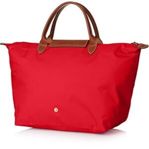 Longchamp Women's Le Pliage Medium Handbag, Red Garance