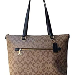 Coach Gallery Tote Shoulder Bag (Khaki/Black)