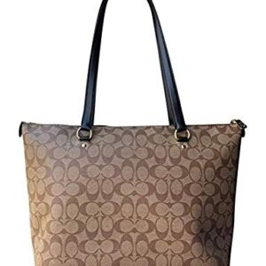 Coach Gallery Tote Shoulder Bag (Khaki/Black)