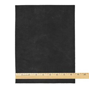 Suede Trim Piece 8-1/2"X11"-Black