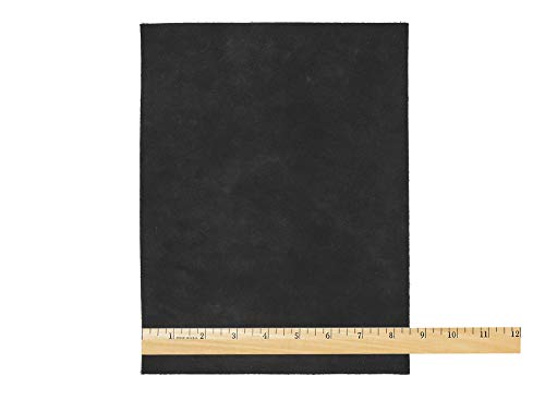 Suede Trim Piece 8-1/2"X11"-Black