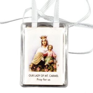 White and Gold 5 Piece Communion Set Rosary Box Pin Book Scapular