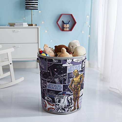 Idea Nuova Star Wars Circular Storage Bin with Handles