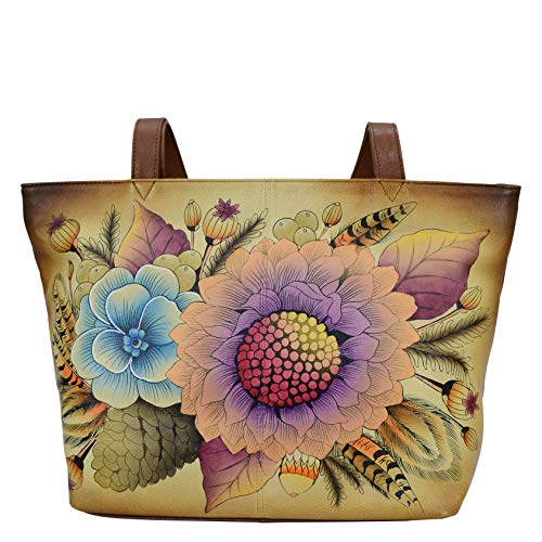 Anna by Anuschka womens Tote, Rustic Bouquet, Medium