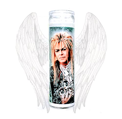 Saint Jareth the Goblin King,Prayer Candle, 8" glass jar votive