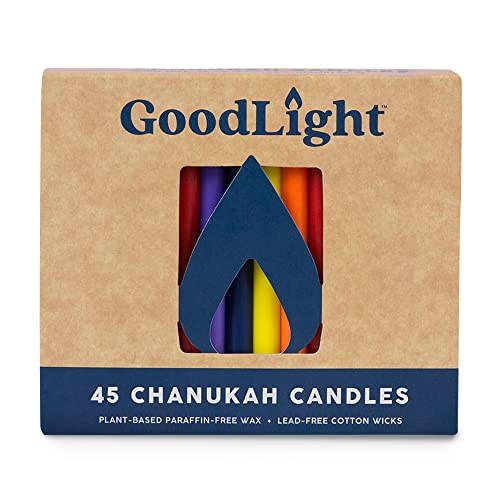 GOODLIGHT Chanukah (Multicolor) 45 Candles, 45 CT