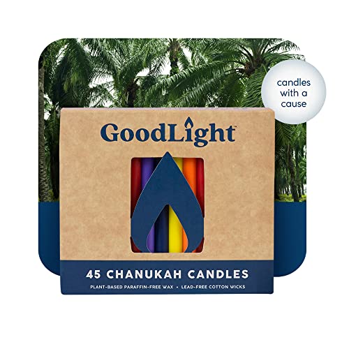 GOODLIGHT Chanukah (Multicolor) 45 Candles, 45 CT