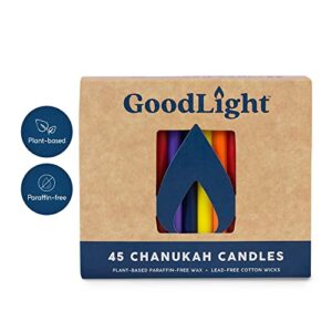 GOODLIGHT Chanukah (Multicolor) 45 Candles, 45 CT