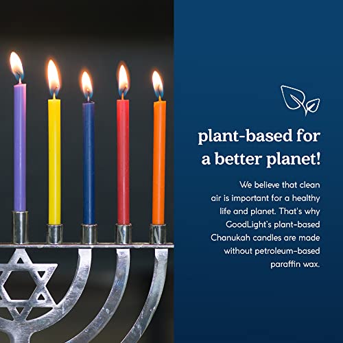 GOODLIGHT Chanukah (Multicolor) 45 Candles, 45 CT