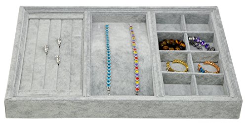 ORIGIA Drawer Organizer 4 in One Stackable Jewelry Accessary Tray Display Storage