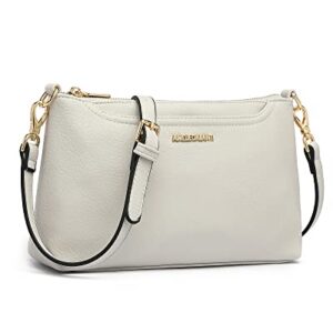 AMELIE GALANTI Small Crossbody Bag purse for Women,leather Shoulder handbag with Adjustable Strap