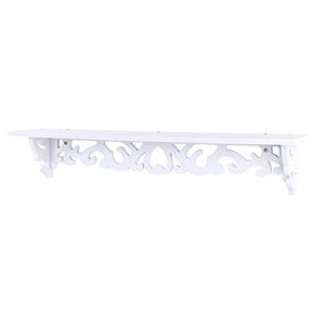 ebtools floating shelf, white shabby chic filigree style shelves cut out design wall shelf home