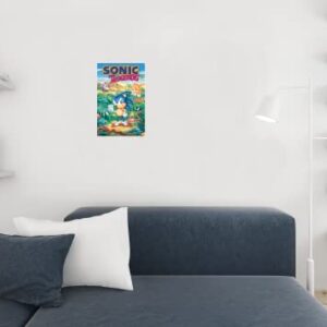 Pyramid America Sonic The Hedgehog Sonic 3 Box Art Sega Video Game Gaming Cool Wall Decor Art Print Poster 12x18