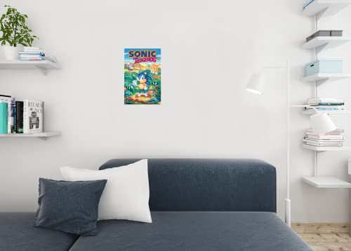 Pyramid America Sonic The Hedgehog Sonic 3 Box Art Sega Video Game Gaming Cool Wall Decor Art Print Poster 12x18
