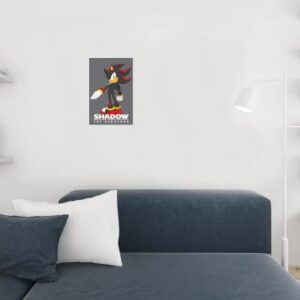 Pyramid America Sonic The Hedgehog Shadow Sega Video Game Gaming Cool Wall Decor Art Print Poster 12x18