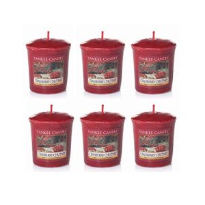 cranberry chutney yankee candle votives (6 pack)