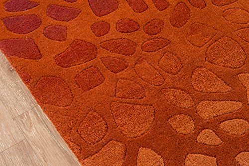 Momeni Rugs Delhi Collection Area Rug, 5' x 8', Paprika