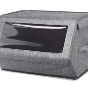 Whitmor 6283-7045 Stackable Window Box, Crosshatch Gray