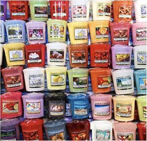 yankee candle votives – grab bag of 10 assorted votive candles (10 ct food fragrances mixed)