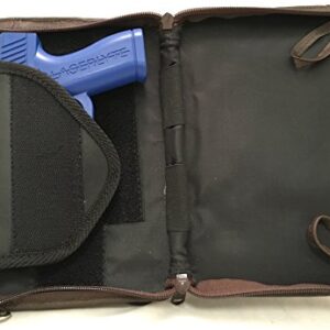 Bama Belts and Leathers Concealment Handbag CCW Tote Shoulder Bag | Gun Purse | Black