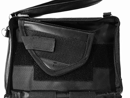 Bama Belts and Leathers Concealment Handbag CCW Tote Shoulder Bag | Gun Purse | Black