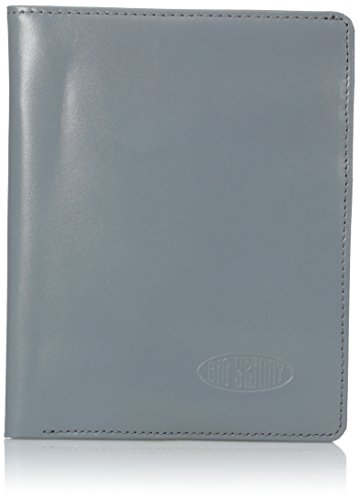 Big Skinny Leather Traveler Slim Wallet, Holds Up to 20 Cards and 4 Passports, Graphite