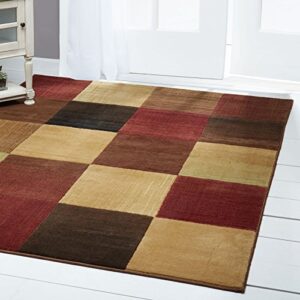home dynamix catalina brookings contemporary modern area rug 5’3″x7’2″ rectangle