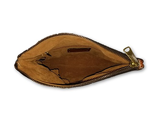 Patricia Nash Valerie Fold-over Wristlet - Tan, Small