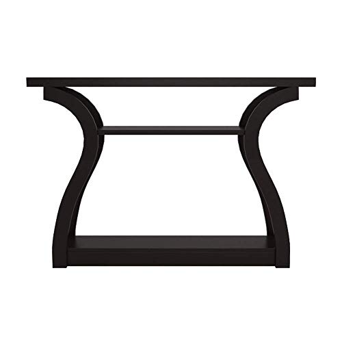 Monarch Specialties 47" Console Table - Sleek and Modern Accent Table for Your Home (Cappuccino/Dark Brown/Espresso)