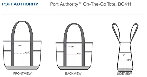 Port Authority Port Authority On-The-Go Tote. BG411 OSFA Deep Aqu/Dk Ch