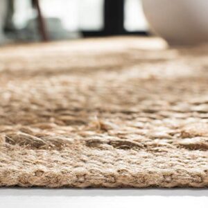 SAFAVIEH Cape Cod Collection 3' x 5' Natural CAP355A Handmade Braided Jute Area Rug