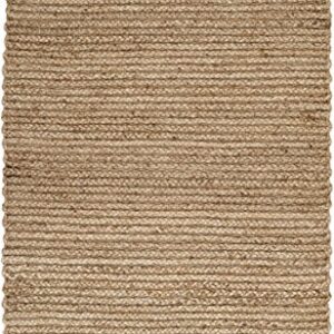 SAFAVIEH Cape Cod Collection 3' x 5' Natural CAP355A Handmade Braided Jute Area Rug