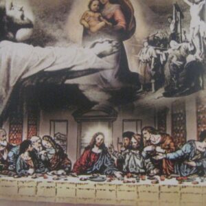 Trail Town Finds Super Soft 60" Last Supper Blanket Throw Very Dramatic Images