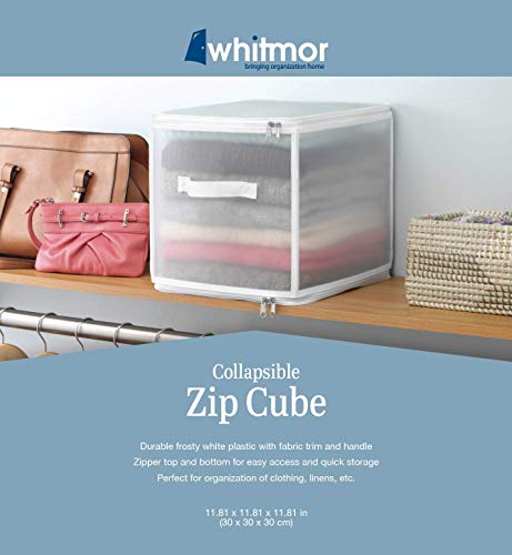 Whitmor Zippered Collapsible Cube