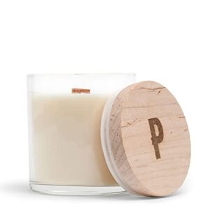 PIRETTE Candle - Summer Scent, Hand Poured, Soy Candle, Wood Wick, Crackling Candle in Gift Box for Home and Office, 45 Hours (8 oz)