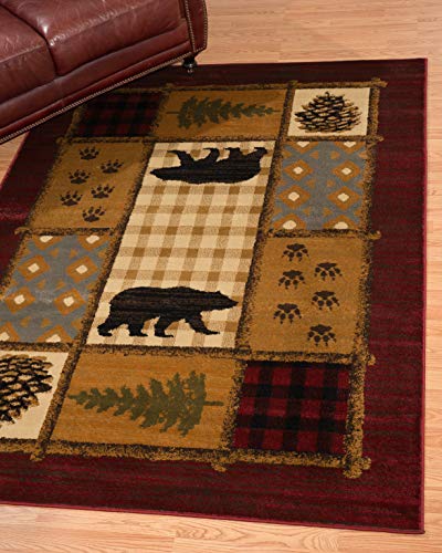 United Weavers of America Affinity Lodge Moaic 5'3" x 7'2" Rug, Multi