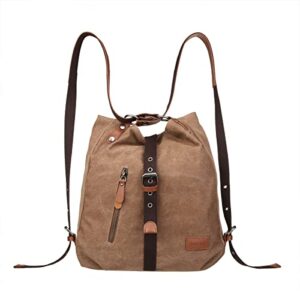 joseko tote purse for women,canvas shoulder bag handbag casual school hobo bag convertible backpack for work travel