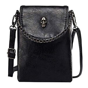 witery small crossbody cell phone purse gothic leather bag shoulder travel purse