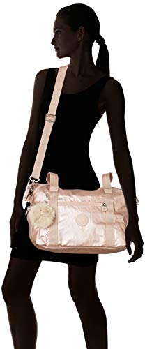 Kipling Art, Women’s Satchel, Gold (Metallic Blush), 20x44x27 cm (B x H T)