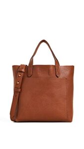 madewell women’s the small transport crossbody, english saddle, tan, brown, one size