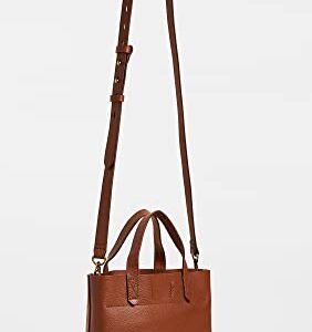 Madewell Women's The Small Transport Crossbody, English Saddle, Tan, Brown, One Size