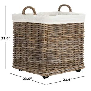 Safavieh Home Collection Amari Wheel Basket