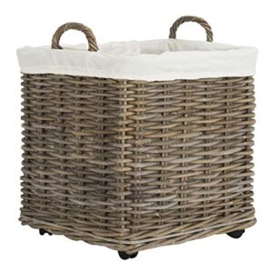 Safavieh Home Collection Amari Wheel Basket