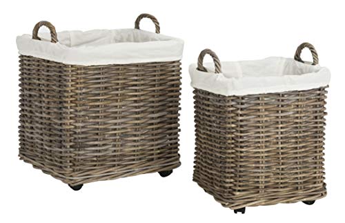 Safavieh Home Collection Amari Wheel Basket