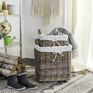 Safavieh Home Collection Amari Wheel Basket