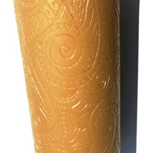 BeeTheLight Beeswax Pillar Candle - 100% Pure Bees Wax - Choose Your Size and Color - Up to 72 Hour Burn - 2.7"x5.4" - Fits 3x6 Holder - Unscented - Natural Honey Scent (Natural Yellow, Large)