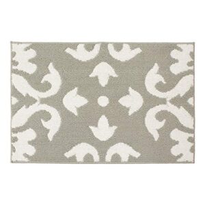 laura ashley mayhew accent rug, 24″x36″, light grey/white